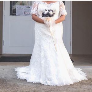 Wedding cover up. Maggie Soterro